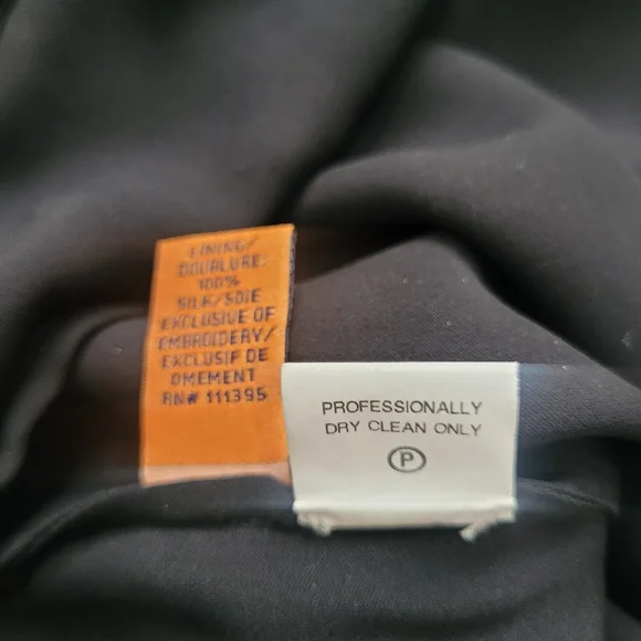 Tory Burch Beaded Velvet Circle Mesh Sheath Dress Black Patent Trim Cocktail Sz6 - Picture 13 of 14